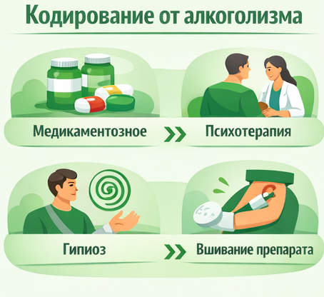 кодирование от алкоголизма в Покрове Санати